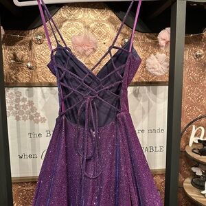 Beautiful purple formal dress size small 3/4 by City Studio